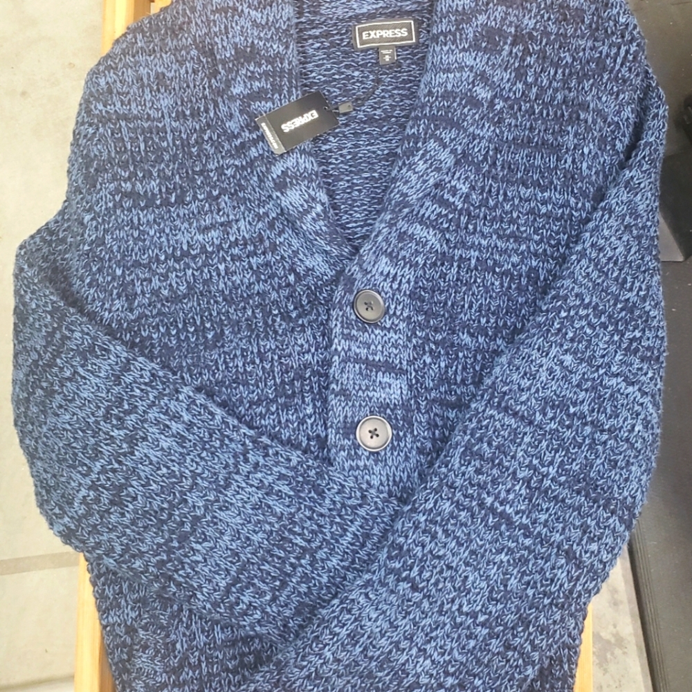 Express Men's Sweater Cardigan